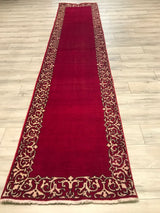 Persian Kashan Hand Knotted Wool 3x13