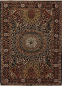 India Tabriz Dome Hand Knotted Wool 4x6