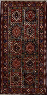 Persian Shiraz Yalameh Hand Knotted Wool 3x7
