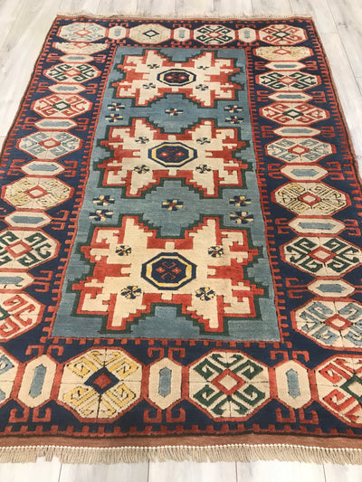 Turkish old Anatolia Hand Knotted Wool 5x7
