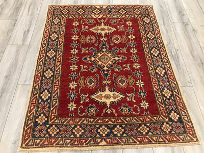 Pakistan Kazak Hand Knotted Wool 4x5