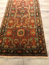 India Kanna Agra Hand Knotted Wool 3x16