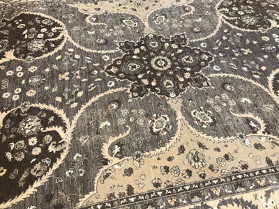 Pakistan Ziegler Hand Knotted Wool 9x12