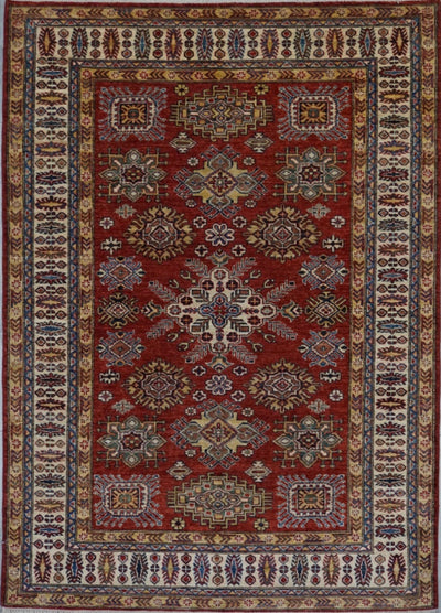 Pakistan Kazak Shirwan Hand Knotted Wool 6x8