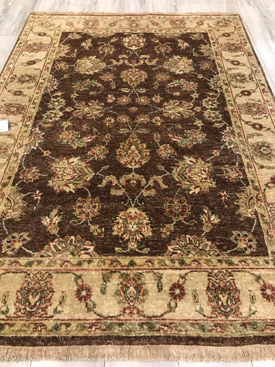 India Chobi Hand Knotted Wool 5x7