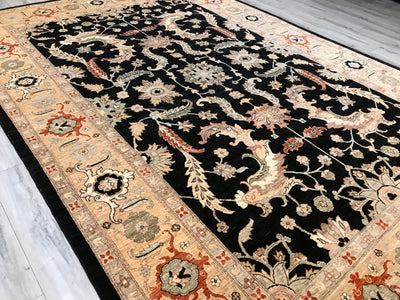 Pakistan Ziegler Hand Knotted Wool 10x14