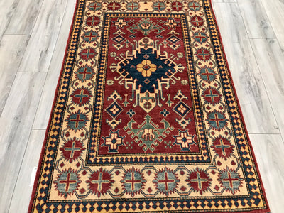 Pakistan Kazak Hand Knotted Wool 4x6