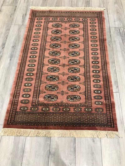 Pakistan Bokhara Hand Knotted Wool 3x5