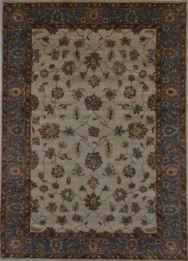 India Tuscan Hand knotted Wool 6x9