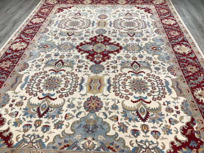 Pakistan Tabriz 16/16 Hand Knotted Wool 9x12