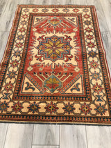 Pakistan Kazak Hand Knotted Wool 4x6