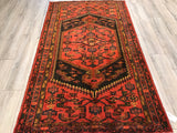 Old Persian Hamadan Hand Knotted Wool 4.4x7.4