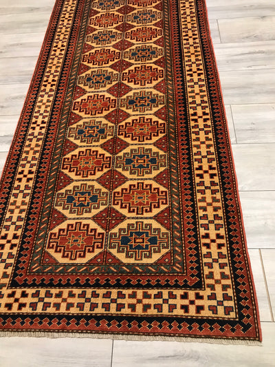 Pakistan Kazak Shirwan Hand Knotted Wool 3x14