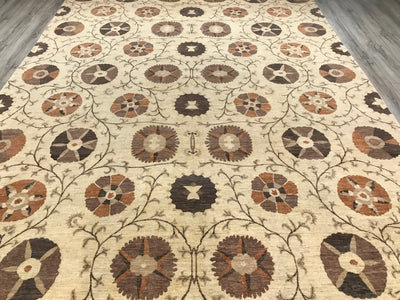 Pakistan Tibet Hand Knotted Wool 9x12