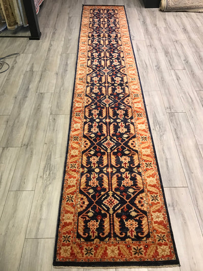 Pakistan Chobrang Hand Knotted Wool 3x14