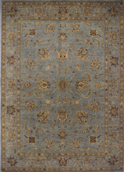 India Ziegler Hand Knotted Wool 9x12