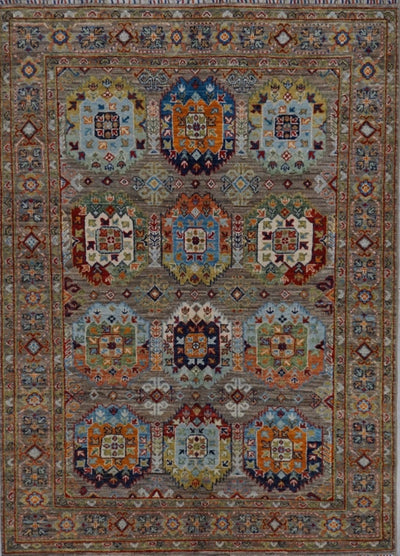 Pakistan Sultani Hand Knotted wool 5x6