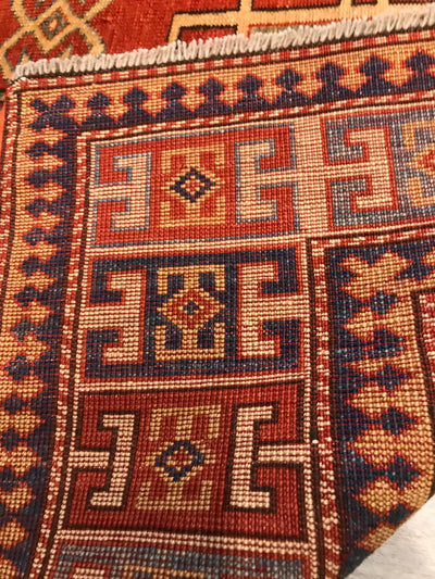 Pakistan Kazak Shirwan Hand Knotted Wool 5x7