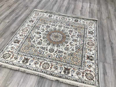 India Nain hand Knotted wool &Silk 5x5