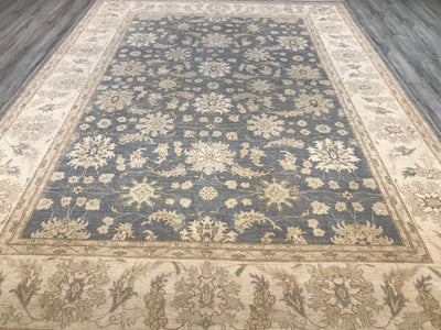 Pakistan Ziegler Hand Knotted Wool 9x12