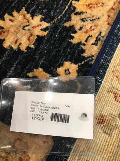 Pakistan Ziegler Hand Knotted Wool 5x8