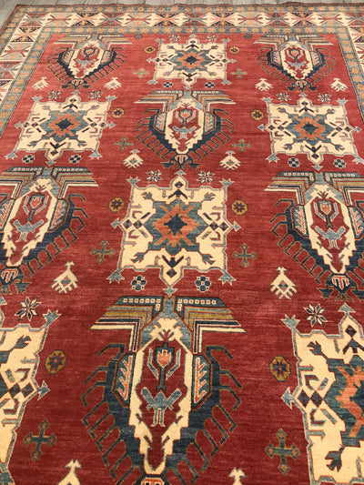 Pakistan Kazak Hand Knotted Wool 8x11