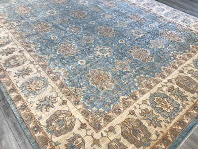 Pakistan Ziegler Hand Knotted Wool 10x14