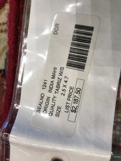 India Mahi Tabriz Hand Knotted Wool 3x5