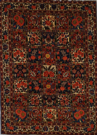 Persian Baktiari Hand Knotted Wool 4x6