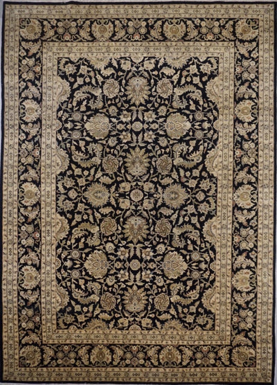 India Ziegler Kashan Hand Knotted Wool 10x14