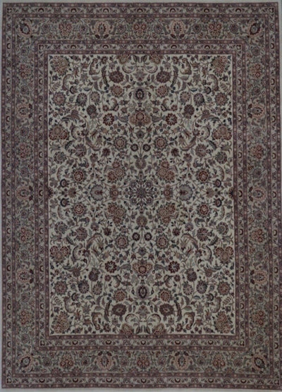 Chinese Tabriz Hand knotted Wool & Silk  8X10