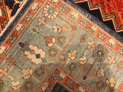 Pakistan Heriz Hand Knotted Wool 10x14