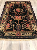 India Agra Hand Knotted Wool 4x6