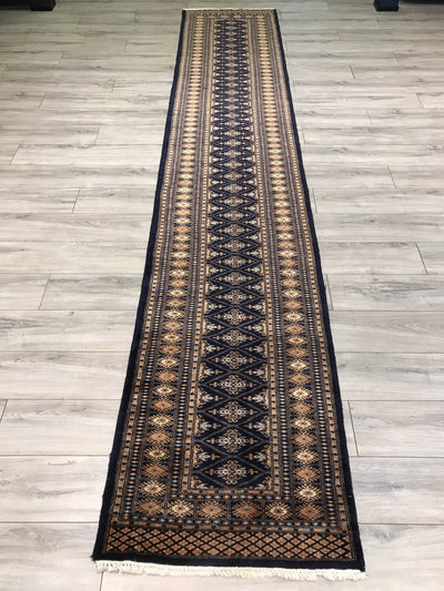 Pakistan Bokhara Hand Knotted Wool 3x14