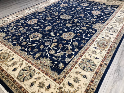 India Ziegler Hand Knotted Wool 10x14