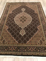 India Tabriz Mahi Hand Knotted Wool & Silk 5x7