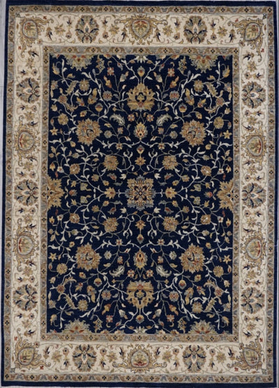 India Ziegler Hand Knotted Wool 8x10