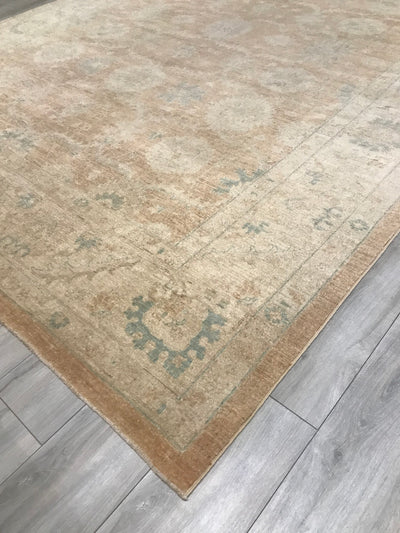 Pakistan Ziegler Hand Knotted Wool 9x12