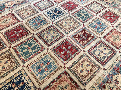 Pakistan Baktiari Hand Knotted wool 8x11