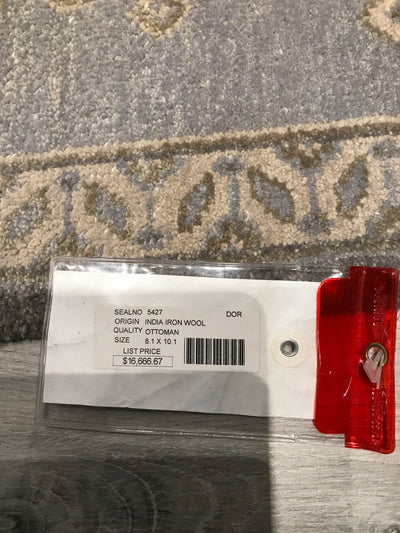 India Ottoman Hand Knotted Wool 8x10