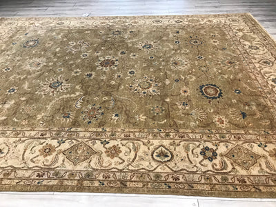 India Ziegler Hand Knotted Wool 9x12