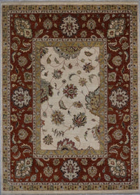 India Ziegler Hand Knotted Wool 8x10