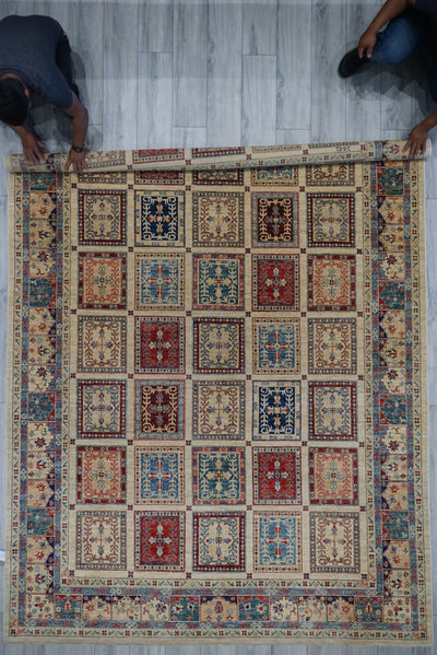 Pakistan Baktiari Hand Knotted wool 8x11