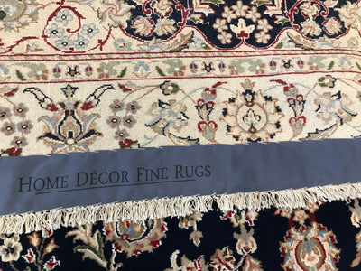 India Nain Hand Knotted Wool & Silk 5x7