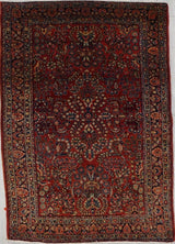 Persian Old Sarouq Hand Knotted Wool 5x7