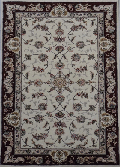 China Tabriz Hand Knotted Wool & Silk 3x5