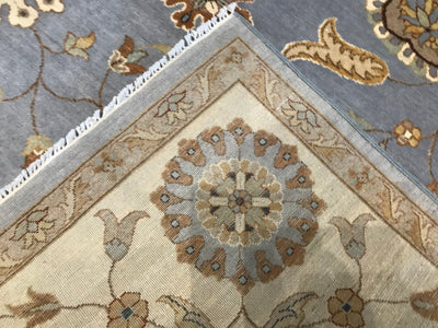 India Ziegler Hand Knotted Wool 9x12