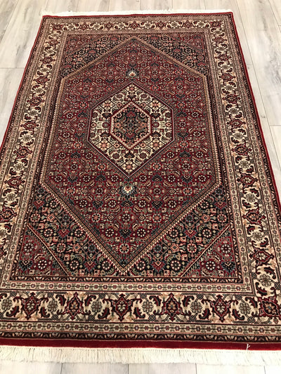 India Bidjar Hand Knotted Wool 4x6