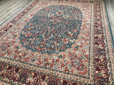 Pakistan Tabriz Hand Knotted Wool 9x12