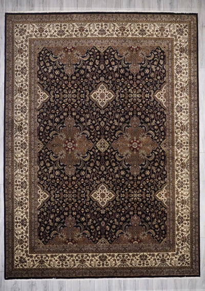 India Lilihan Sarouq Hand Knotted Wool 9x12